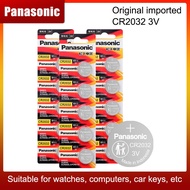 Panasonic CR2032 CR 2032 DL2032 ECR2032 BR2032 3V Lithium Battery for Watch Toy Calculator Car Remot