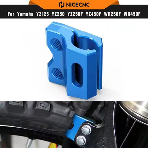NICECNC For Yamaha YZ125 YZ250 2009-2023 Rear Brake Line Hose Clamp YZ250F YZ450F YZ65 YZ85 YZ125X Y