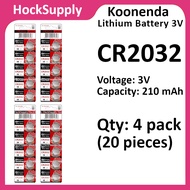 [20pcs] Koonenda CR2032 Battery Lithium Battery 3V 2032