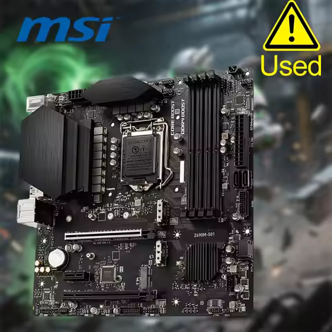 MSI Z490M S01 Intel Z490 DDR4 LGA 1200 Micro ATX Motherboard