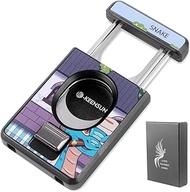 KEENSUN - Zinc Alloy Guillotine Stainless Steel 3D Printing Snake Cigar Cutter with One Push Lock Sy