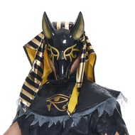 ❤Fast Delivery❤Adult Mythology Anubis Mask Halloween Scary Masks Men Ancient Egyptian The Jackal God