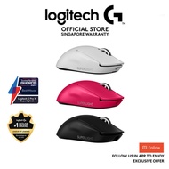 Logitech G Pro X Superlight 2 Wireless Gaming Wireless Mouse, 60g weight, Hero 2 Sensor, Type C Char