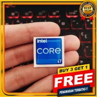INTEL CORE i7 GEN 11 FLEXIBLE RAISED STICKERS PC STICKERS PROCESSOR STICKERS AESTHETIC STICKERS