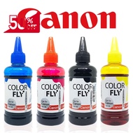 หมึกเติม Canon ขนาด 100 ml. COLOR FLY แท้ % เติม Canon ได้ทุกรุ่น #หมึกสี  #หมึกปริ้นเตอร์  #หมึกเครื่องปริ้น hp #หมึกปริ้น   #ตลับหมึก