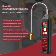 เครื่องตรวจจับก๊าซติดไฟได้แบบพกพา LD610 USB อุปกรณ์ทดสอบการรั่วไหลก๊าซความไวสูงเครื่องตรวจจับ CH4แบบ