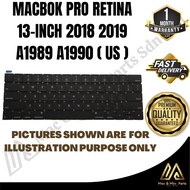 Mac & Micro Parts New Macbok Pro Retina 13-inch 2018 2019 A1989 A1990 Keyboard (US) Replacement Lapt