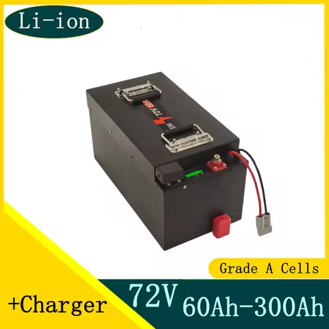 72V Lithium Battery 100Ah 150Ah 200Ah 300Ah Li-ion for inverter Scooter Motorcycle Tricycle Hybrids