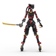 Angel Ninja Girl Robot Blocks Toy Model Domestic MOC Humanoid Armor Mobile Suit for Teenagers And Ad