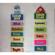 WALL DECORATIONS PILLARS OF FAITH OF ISLAM