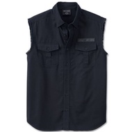 Harley Davidson blowout woven black Vest