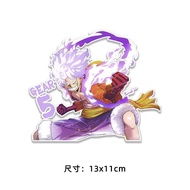 One Piece Luffy 5-speed Animation Sticker Box Laptop Tablet Waterproof Electric Car Sticker