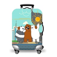 Suitcase- 3 Bears Carrying Shoulders