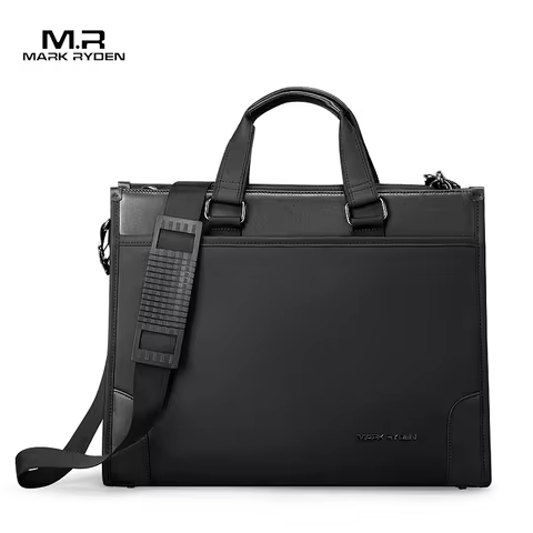 MARK RYDEN Sleek Business Briefcase 15.6 inch Water Repellent Laptop Bag with YKK Zipper