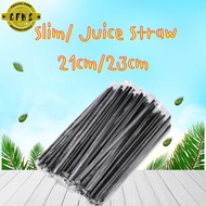 Coffee Straw | Juice Straw | Thin Straw 21cm or 23cm 100pcs per pack