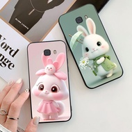 Samsung c9 pro / a9 pro Case With cute Rabbit Print