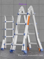 Ladder Foldable Step Stool Telescopic Step Ladder Portable Aluminium Ladder