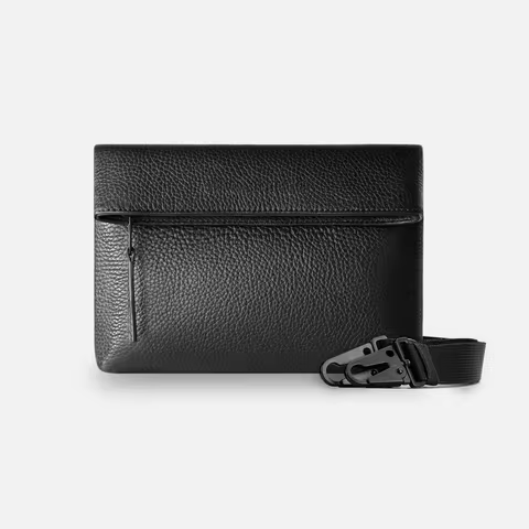 High quality full grain leather bags minimal GRAMS(28)153 Sling mini Men's leather crossbody bag