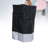 ffggg-my Washer Cover Dust Proof Laundry Covers Black Pressure Washing Machine for Dryer