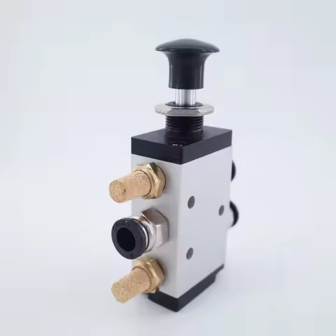 5/2 way Manual control valve Pneumatic hand pull push valve 4R110-06 4R210-08 Port 1/8 1/4 4R310-10 