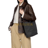 LEMAIRE Small Belted Tote Bag In Cotton Canvas