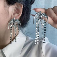 earring for women pearl earring Unique Unique Unique Exaggerated Cool Style Asuka Tassel Earrings Fa