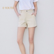 Eyouth 20125 Women Split Hem Tailored Shorts