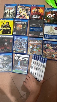 PS4 Game ps5 fc24 ps5 暗黑破壞神 diablo 2077 我的世界 神秘海域 高達破壞者 overcook 太報 怪物獵人 隻狼 全境封鎖 火影  gt sports 荒野大鏢客