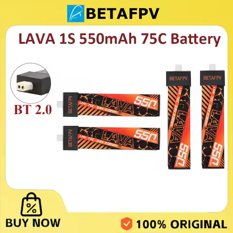 BETAFPV for Meteor75 Pro O4 Cetus Pro Cetus X FPV LAVA 1S 550mAh 75C Battery 3.8V BT2.0