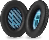 QC35 QC35ii Soft Protein Leather Ear Pads,VIIMAKE Replacement Earpads Cushions for Bose QuietComfort QC35 QC35II Headphones,High-Density Foam - Durable (QC35/QC35II Black)
