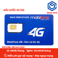Sim 4G Data Tốc Độ Cao + Miễn Phí Gọi - Gói NA70 - NA90 - NA120 - KC90 - KC120 - KC150g - Sim Nạp Ti