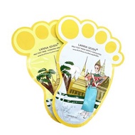 蘭納 - 泰國足膜去死皮老繭嫩白保濕保濕去角質LANNA SEVEN蘭納足膜腳套（白色去角質&黃色嫩白保濕）