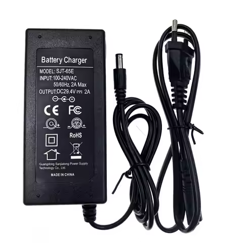29.4V 2A li-ion battery Charger for 24V 25.2V 25.9V 7S Lithium battery Charger with DC5525 connector