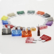 5pcs Assorted Car Fuse Truck Fuse Blade Type 3A 5A 7.5A 10A 15A 20A 25A 30A 35A 40A Inline Fuse Hold