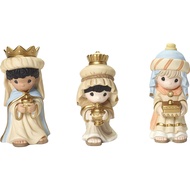 Precious Moments 181052 "We Three Kings Wise Men Figurine (Set of 3), Multicolor 4.75 inches high