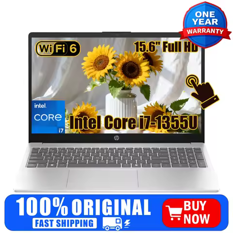 HP 15.6" Full HD Touchscreen Laptop, Intel Core i7-1355U, 32GB DDR4 RAM, 2TB SSD, Wi-Fi 6, Windows 1