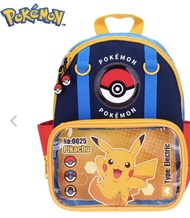 Pokémon 小背包  Backpack for kids   尺寸:  • 闊度: 22.5 cm • 高度: 28cm • 深度: 11cm  $199only