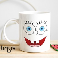 Spongebob sponge head smiley cup Mug