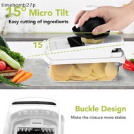 (time) 15 In 1 Multi-Functional Food Chopper With Container Vegetable Cutter Kitchen Vegetable Slice