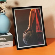 [SG Stock]6R/A4 Crystal Glass Photo Picture Frame Black frame Certificate Camp Poster Display Stand 