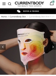 CurrentBody Skin 4-In-1 LED Face Mask 【全臉保養】CURRENTBODY4in1 面膜儀紅黃綠光面罩美白美容儀大排燈