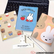 LEMONTREE9GP 2026 Planner, Miffy Oct.2025-Dec.2026 Agenda Book,  with Calendar Color Inner Page Cart