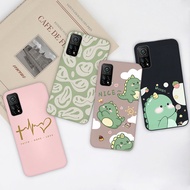 For Xiaomi Mi 10T Pro 5G Phone Case Lovely Smiling Face Cartoon Matte Back Cover For Xiaomi 10 T 5G Ultrathin Silicone Soft Shell For Xiaomi 10 T Pro 5G New Protective Capa