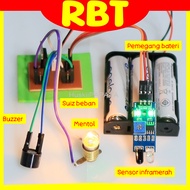 [RBT] Sensor inframerah + Lampu automatik / Infrared sensor + Automatic lamp / project Projek RBT ST