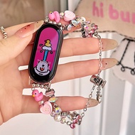 Cute Duckling Watch Strap For mi band 10 Strap mi band 8 / mi band 9 Strap mi band9 Watch Strap Bead