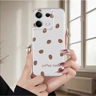 Transparent TPU Case COFFEE MOTIF Bean SUITABLE FOR Mi10T/Mi10T Mi11 LITE/PRO/Mi13T/13T PRO/6A/8/8A 