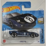 HOT FORD GT40 SHORT CARD J HOOK / HOT WHEELS FORD GT40 / HOT WHEELS FORD SHORT CARD