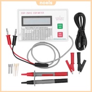 [Fast Arrival] LCD Display ESR Meter With Test Leads Clip Battery ESR DCR Tester Smart Shutdown