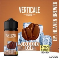 HOT ITEM! VERTICALE LIQUID KOPI ICE 100 ML COFFEE DINGIN LIQUID RASA BUAH SALT NIC 0 POD SERIESLIQUI