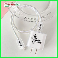 Custom Name Charger Case Suitable for Charger iphone, Vivo, Xiaomi, Oppo